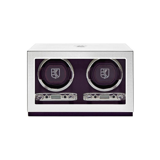 190 Anniversary Silver Double Programmable Watch Winder