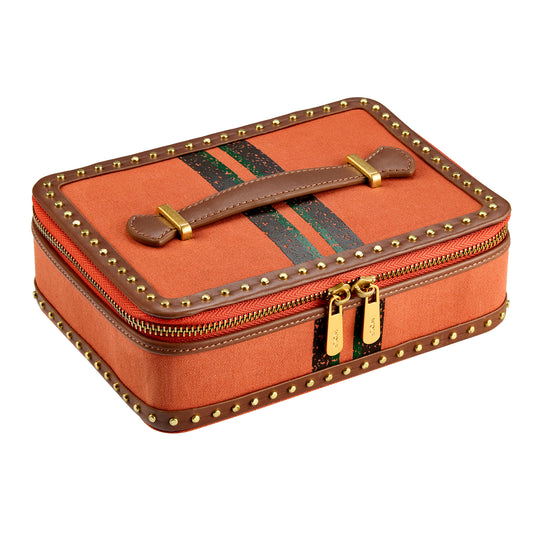 Ida Travel Zip Jewelry Case