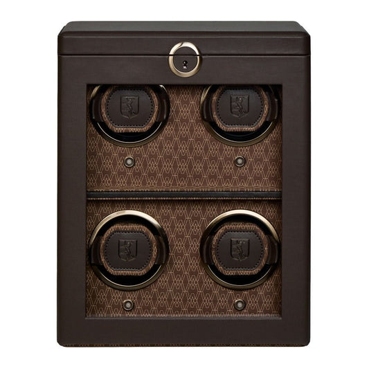 Earth 4 Piece Watch Winder - Coffee