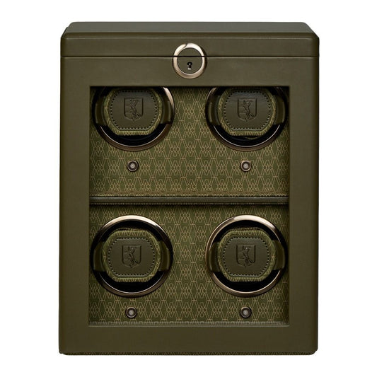 Earth 4 Piece Watch Winder - Olive