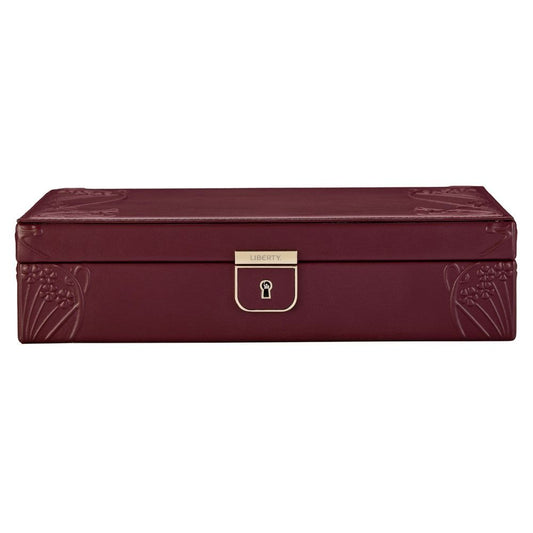Liberty Medium Jewellery Box -Burgundy