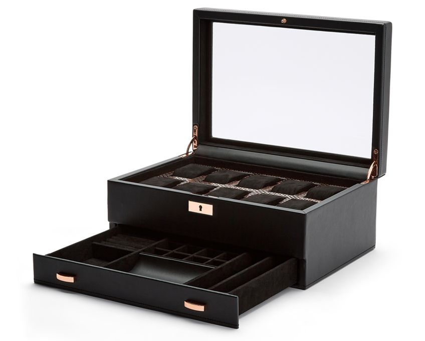 Axis 10PC Watch Box with Drawer - Movitalia