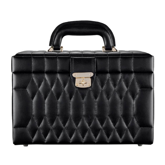 Caroline Cosmetic Train Case - Black